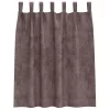 Függöny függönyökkel 2 pcs Barna 140 x 140 cm Bársony