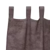 Függöny függönyökkel 2 pcs Barna 245 x 140 cm Bársony