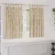 Függöny függönyökkel 2 pcs Krém 140 x 140 cm Bársony