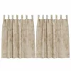 Függöny függönyökkel 2 pcs Krém 140 x 140 cm Bársony