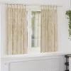Függöny függönyökkel 2 pcs Krém 175 x 140 cm Bársony