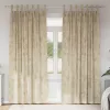 Függöny függönyökkel 2 pcs Krém 225 x 140 cm Bársony