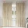 Függöny függönyökkel 2 pcs Krém 260 x 140 cm Bársony
