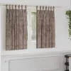Függöny függönyökkel 2 pcs Cappuccino 140 x 140 cm Bársony