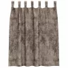 Függöny függönyökkel 2 pcs Cappuccino 140 x 140 cm Bársony