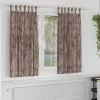 Függöny függönyökkel 2 pcs Cappuccino 175 x 140 cm Bársony