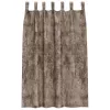Függöny függönyökkel 2 pcs Cappuccino 175 x 140 cm Bársony