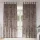 Függöny függönyökkel 2 pcs Cappuccino 225 x 140 cm Bársony