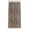 Függöny függönyökkel 2 pcs Cappuccino 245 x 140 cm Bársony