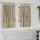Függöny függönyökkel 2 pcs pezsgőszín 140 x 140 cm Bársony
