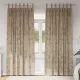 Függöny függönyökkel 2 pcs pezsgőszín 260 x 140 cm Bársony