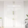 Csipkés Függöny függönyökkel Fehér 150x280cm Poliészter
