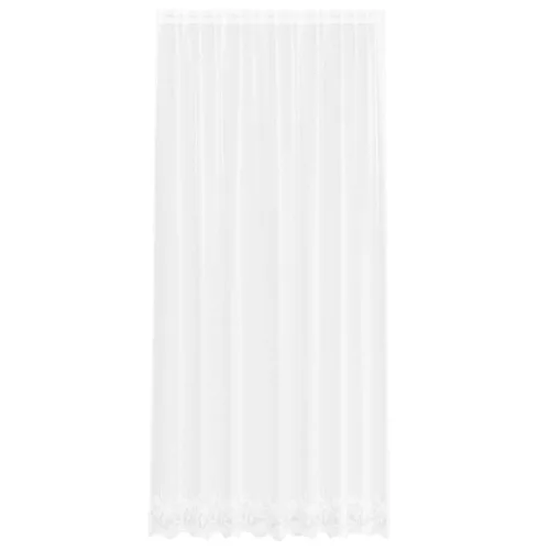 Csipkés Függöny függönyökkel Fehér 200x260cm Poliészter
