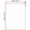 Csipkés Függöny függönyökkel Fehér 200x280cm Poliészter