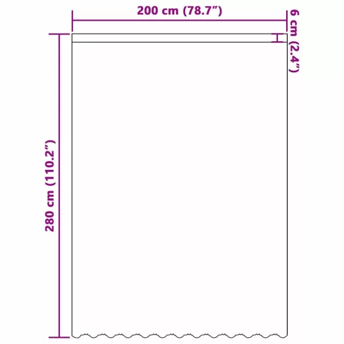 Csipkés Függöny függönyökkel Fehér 200x280cm Poliészter