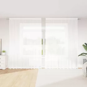  Csipkés Függöny függönyökkel Fehér 300x260cm Poliészter
