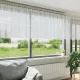 Csipkés Függöny függönyökkel Fehér 600x120cm Poliészter