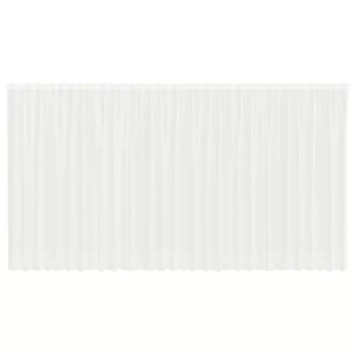 Csipkés Függöny függönyökkel Fehér 750x220cm Poliészter