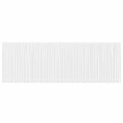 Csipkés Függöny függönyökkel Fehér 1200x200cm Poliészter