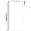 Csipkés Függöny függönyökkel Fehér 150x260cm Poliészter