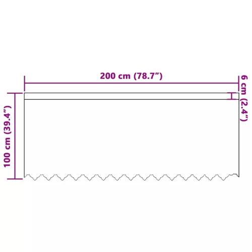 Csipkés Függöny függönyökkel Fehér 200x100cm Poliészter