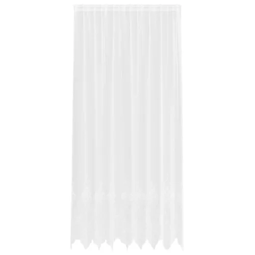 Csipkés Függöny függönyökkel Fehér 200x280cm Poliészter