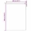 Csipkés Függöny függönyökkel Fehér 200x280cm Poliészter