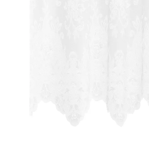 Csipkés Függöny függönyökkel Fehér 300x280cm Poliészter