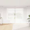 Csipkés Függöny függönyökkel Fehér 300x300cm Poliészter