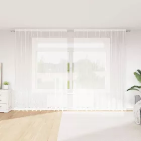   Csipkés Függöny függönyökkel Fehér 300x300cm Poliészter