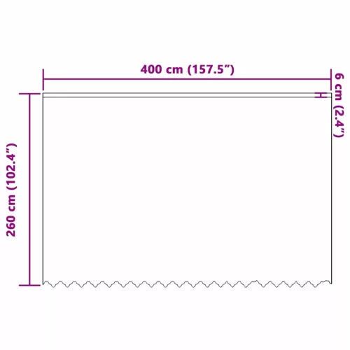 Csipkés Függöny függönyökkel Fehér 400x260cm Poliészter
