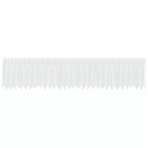 Csipkés Függöny függönyökkel Fehér 750x80cm Poliészter