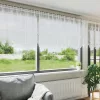 Csipkés Függöny függönyökkel Fehér 900x120cm Poliészter