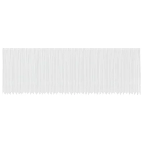 Csipkés Függöny függönyökkel Fehér 1200x220cm Poliészter