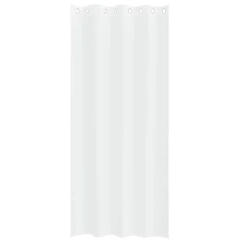 Voile Függöny függönyökkel 2 pcs Fehér 140x260cm Poliészter