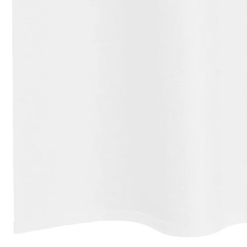 Voile Függöny függönyökkel 2 pcs Fehér 140x260cm Poliészter