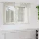 Voile Függöny függönyökkel 2 pcs Krém 140x140cm Poliészter