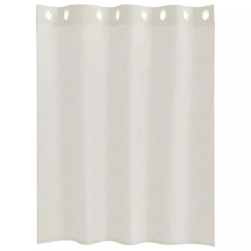 Voile Függöny függönyökkel 2 pcs Krém 140x140cm Poliészter