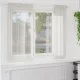 Voile Függöny függönyökkel 2 pcs Krém 140x175cm Poliészter
