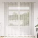 Voile Függöny függönyökkel 2 pcs Krém 140x225cm Poliészter