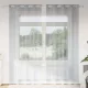 Voile Függöny 2 pcs Sötétszürke 140x245cm Poliészter