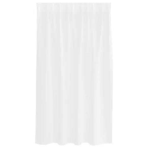 Voile Függöny függönyökkel 2 pcs Fehér 140x140cm Poliészter