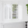 Voile Függöny függönyökkel 2 pcs Fehér 140x175cm Poliészter