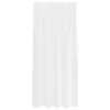 Voile Függöny függönyökkel 2 pcs Fehér 140x175cm Poliészter