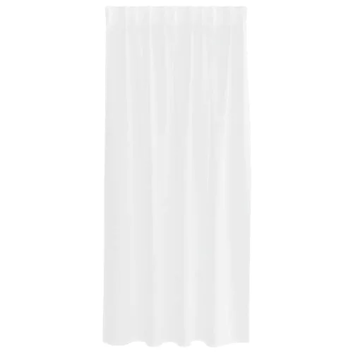 Voile Függöny függönyökkel 2 pcs Fehér 140x175cm Poliészter
