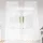 Voile Függöny függönyökkel 2 pcs Fehér 140x225cm Poliészter