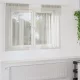 Voile Függöny függönyökkel 2 pcs Krém 140x140cm Poliészter
