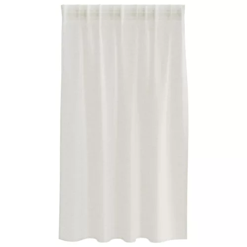 Voile Függöny függönyökkel 2 pcs Krém 140x140cm Poliészter