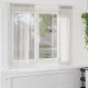 Voile Függöny függönyökkel 2 pcs Krém 140x175cm Poliészter