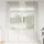 Voile Függöny függönyökkel 2 pcs Krém 140x260cm Poliészter